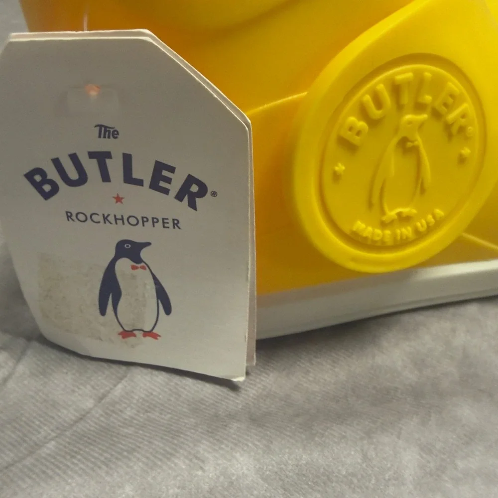 Butler Rockhopper Kids Yellow Waterproof Overshoes Boots Size 11-13 Made in USA